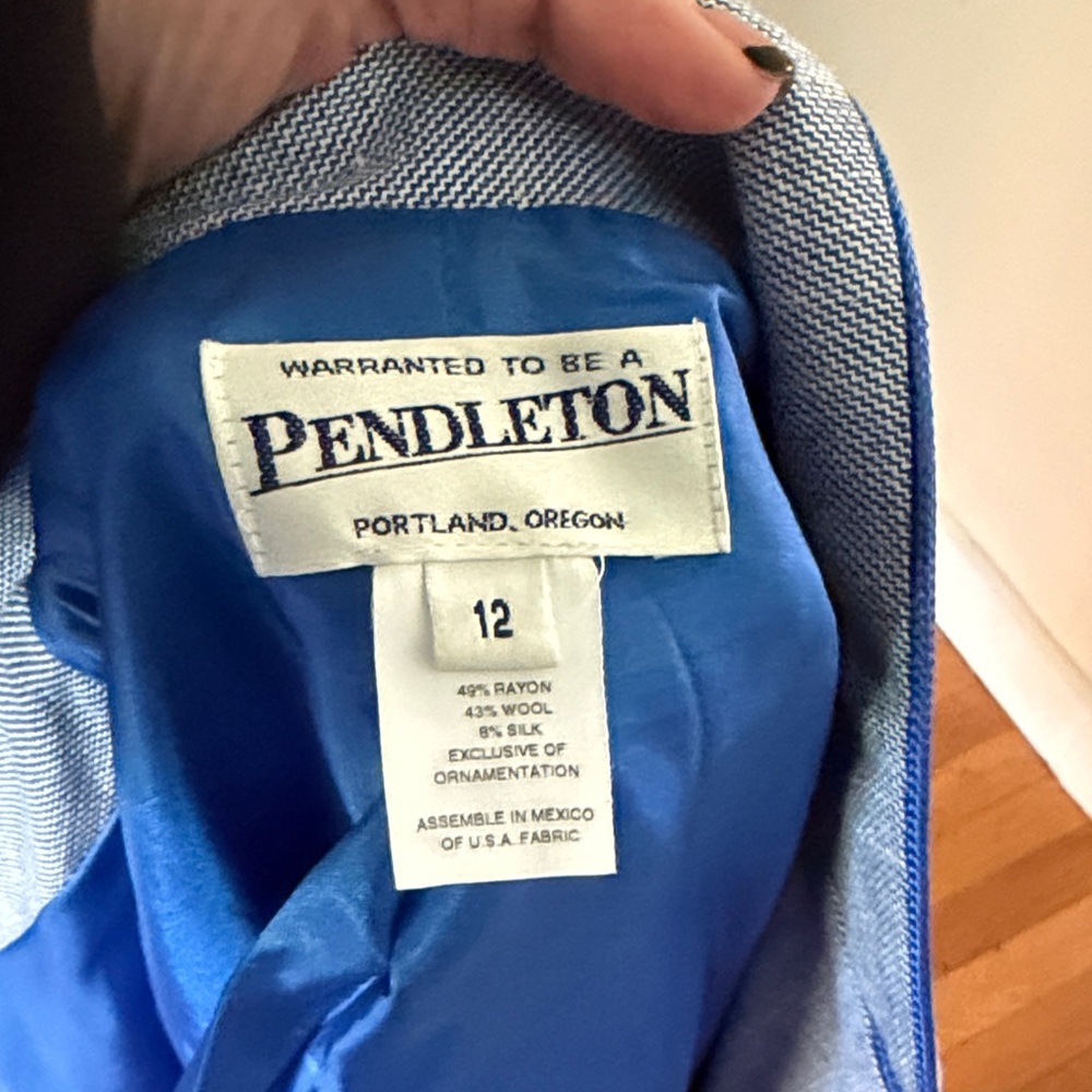 Pendleton Classic Blue Jacket - image 2